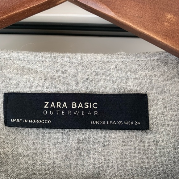 ZARA Wool Zip-up Embroidered Jacket - Picture 7 of 11